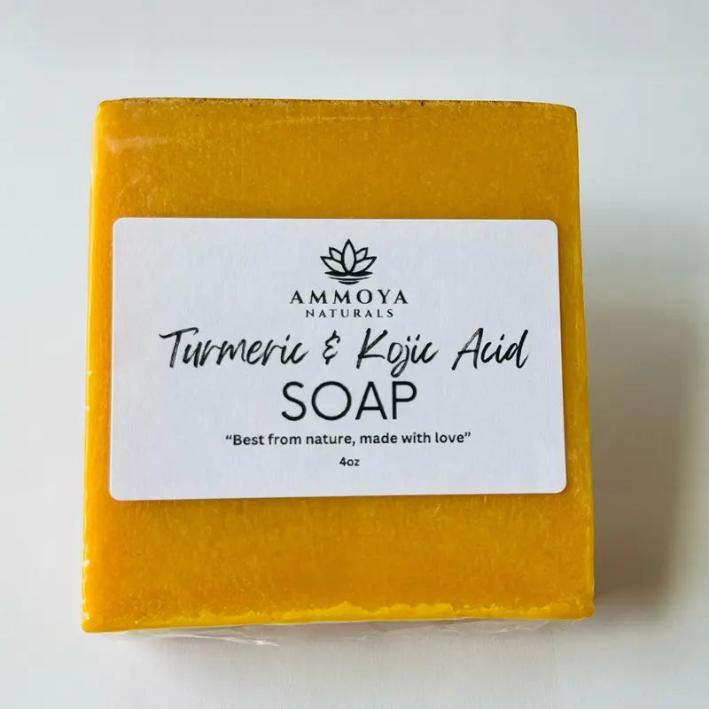 Kojic Turmeric Face Soap, Kojic Soap, Face Cleansing Soap, Turmeric Face and Body Soap, Kojic Face and Body Soap